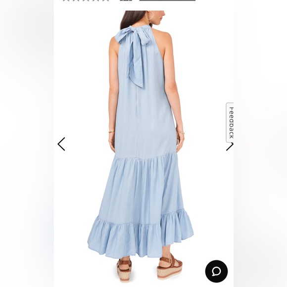 Vince Camuto Tiered Halter Dress - Picture 11 of 11